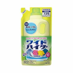 【新品】(まとめ) 花王 ワイドハイター つめかえ用 720ml 1個 【×20セット】