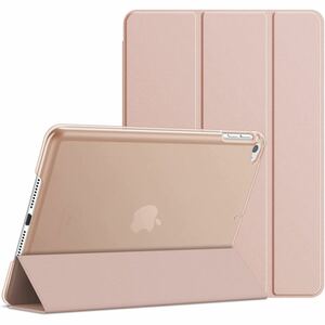 ＊JEDirect iPad mini 4 ケース (iPad mini 5 2019モデル非対応) 三つ折スタンド オートスリープ機能 (ローズゴールド)