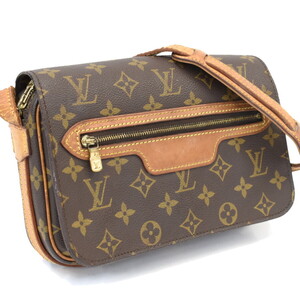 1円 ◆良品 LOUIS VUITTON ルイヴィトンショルダーバッグ サンジェルマン24 M51210 モノグラム ブラウン◆E.Cmgs.tI-21