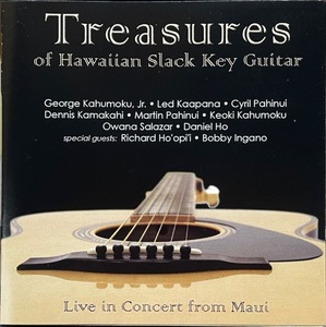  (C8H)☆ハワイアンコンピ美品/Treasures Of Hawaiian Slack Key Guitar/デニス・カマカヒ,レッドワード・カーパナ,オワナ・サラザール他☆