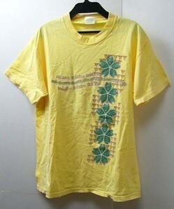 mys-3360 レディース HULA 黄色のTシャツ S