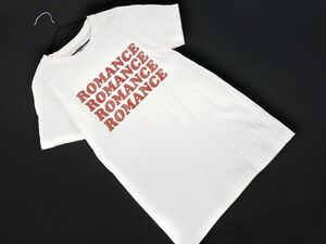 ネコポスOK jouetie ジュエティ ロゴ プリント Tシャツ sizeM/白 ■◆ ☆ ehb3 レディース