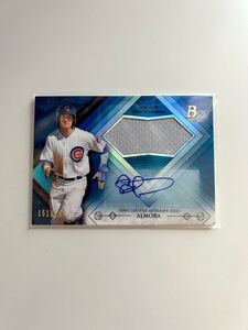 2014 Bowman Platinum Albert Almora Auto サイン　ジャージカード