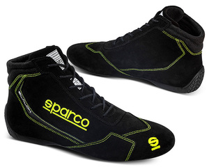 SPARCO（スパルコ） レーシングシューズ SLALOM ブラックxイエロー 41サイズ（26.0cm）FIA 8856-2018