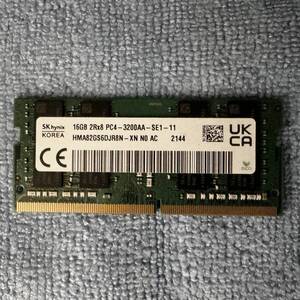 ★中古 ノートPC用 メモリ SK hynix DDR4 16GB PC4-3200AA SODIMM