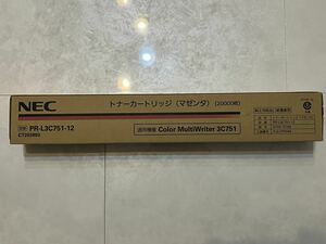 NEC　純正　トナーカートリッジ　PR-L3C751-12 Color MultiWriter 3C751 CT20389 マゼンタ