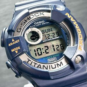 美品 CASIO G-SHOCK カシオ ジーショック FROGMAN フロッグマン DW-9900MD-2T MADDOG 腕時計 アナログ デジタル チタン メンズ 動作確認済