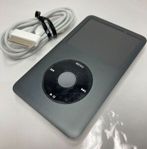 動作品：APPLE iPod classic 160GB ブラック MC297J 第6.5世代 A1238 ※送料185円/230円