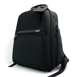 1円《 正規品・定価8万 》TUMI トゥミ ビジネス バッグパック バリスティックナイロン リュック メンズ 大容量 ネームタグ ブラック 黒