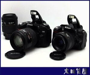 43)質屋出品★NIKON D90 / D3100 /AF NIKKOR 35-70mm/AF NIKKOR 28-105mm/AF NIKKOR 35-1050mm 動作OK 中古★１円～売切り