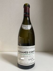 【空き瓶】 DRC ROMANEE-CONTI ロマネコンティ 2012年 空瓶 700ml