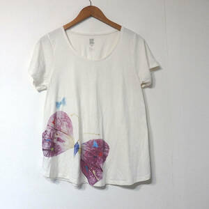 【送料無料】グラニフTシャツ/カットソー　MISAKO MORINO Fサイズ　Design Tshirts Store graniph　毛羽立ちあり