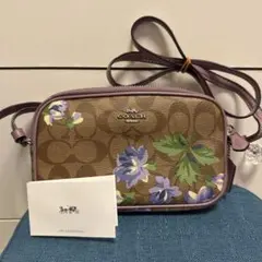 COACH 花柄 ショルダーバッグ