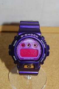 中古　CASIO　G‐SHOCK DW-6900SW 2009年発売　腕時計 パープル　カシオ　ジーショック