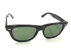 1円 ■美品■ Ray-Ban レイバン RB2140 901 54□18 150 3N WAYFARER サングラス メガネ 眼鏡 メンズ レディース ブラック系 BI8432