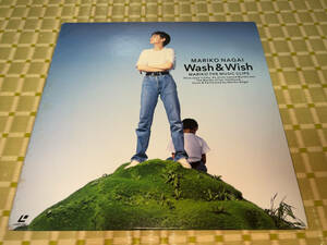 ● LD「ファンハウス / MARIKO NAGAI Wash & Wish (永井真理子) / 1991」(難あり)●