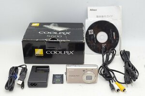 【適格請求書発行】訳あり品 Nikon ニコン COOLPIX S600 コンパクトデジタルカメラ シルバー 元箱付【アルプスカメラ】240805c