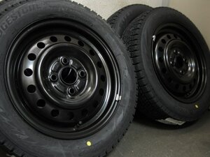 ■新品タイヤ■BS BLIZZAK VRX2 155/65R14 + おまけスズキ純正中古ホイール4本■ワゴンR/スペーシア/アルトラパン他■