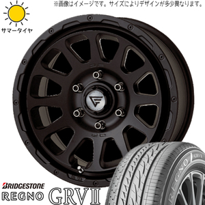 215/65R16 サマータイヤホイールセット ハイエース (BRIDGESTONE REGNO GRV2 & DELTAFORCE OVAL 6穴 139.7)