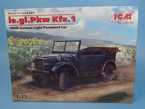 ICM 1/35　ドイツ le gl.Pkw Kfz.1 軽四輪駆動乗用車　35581