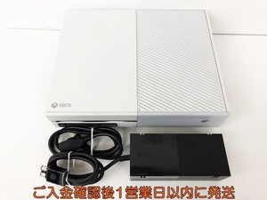 【1円】XBOX ONE CONSOLE 本体/ACアダプター セット 500GB ホワイト 初期化済 未検品ジャンク Model 1540 D10-357jy/G4