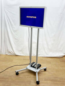 【美品】OLYMPUS オリンパス 医療機器 高解像LCDモニター 「OEV261H」 内視鏡用液晶モニター ☆床置きモニタースタンド付き 直接引き取り可
