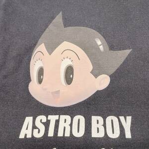 ASTRO BOY 鉄腕アトム　ビンテージTシャツ　黒色　Ｍサイズ相当？不明　タグ消えていますので　コピーライトあり