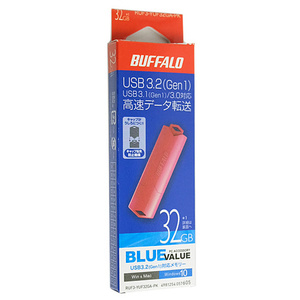 【ゆうパケット対応】BUFFALO バッファロー USB3.1(Gen1)/USB3.0対応 USBメモリー RUF3-YUF32GA-PK 32GB ピンク [管理:1000015907]