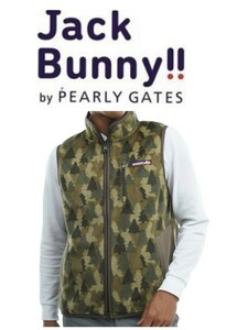 新品正規サイズ4　パーリーゲイツ　ジャックバニー JACK BUNNY by PEARLY GATES [メンズ] ライトフリース ベスト