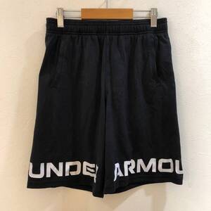 UNDER ARMOUR/アンダーアーマー ハーフパンツ スポーツウェア サッカー ブラック 黒 ジュニア YXL