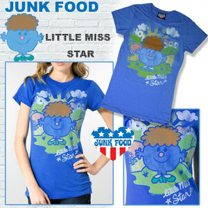 JUNK FOOD ジャンクフード リトルミス スター Little Miss Star Tシャツ L