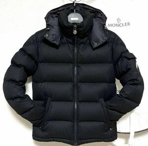 【極美品】国内正規品 MONCLER モンクレール モンジュネーブル ブラック サイズ1ダウンジャケット 黒 ウール