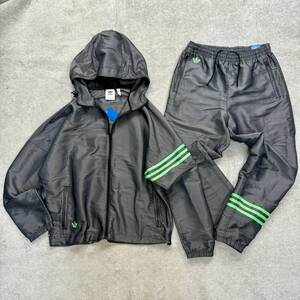 Mサイズ 新品未使用 adidas Originals アディダス オリジナルス セットアップ 上下 ナイロン パーカー ジョガーパンツ ボトムス 正規品