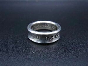■美品■ TIFFANY＆Co ティファニー 1837 ナロー SV925 リング 指輪 アクセサリー 約14号 レディース シルバー系 AW9301