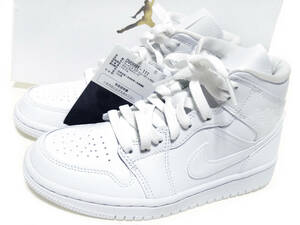 未使用 NIKE ナイキ WMNS AIR JORDAN 1 MID ウィメンズ エアジョーダン 1 DV0991-111 スニーカー 22cm 白 ホワイト