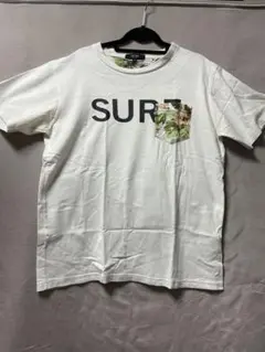 BEAMS HEART SURFプリント Tシャツ M ホワイト