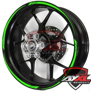 AXXL STD2 29色 リムステッカー H2 NINJA250R ZX25R ER6 ゼファー NINJA650 NINJA400R ニンジャ Z750 GPZ750 D-トラッカー バリオス SL