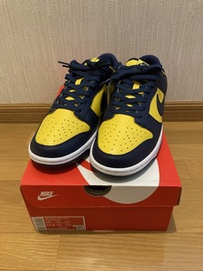 ★NIKE DUNK LOW RETRO MICHIGAN ナイキ ダンク ロー ミシガン VARSITY MAIZE/MIDNIGHT NAVY DD1391-700 28cm 新品未使用★