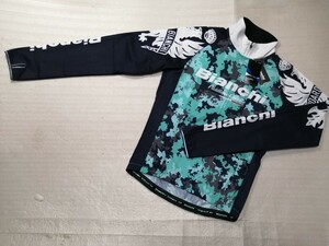 Bianchi ビアンキ/スノーマーブルサイクルジャージ ネイビー L(JP192S1901NV004)定価15800+税