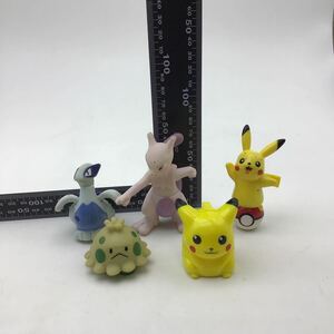  ポケットモンスター ポケモン 指人形 フィギュア ピカチュウ ミューツー キノココ ルギア ソフビ 5体