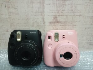 FUJIFILM　 富士フィルム　 チェキ　まとめ　2点　 instax mini 8 8＋　 インスタントカメラ　フィルムカメラ　ジャンク