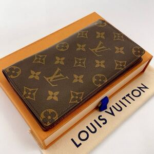 【美品】LOUIS VUITTON ルイヴィトン M66540 モノグラム ポルトフォイユ ブラザ 二つ折り 長財布 ウォレット ブラウン系 1692