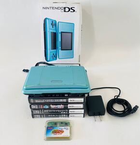 ★ Nintendo DS ニンテンドーDS(NTR-001) DSカードx4, GBAカードx1 動作品