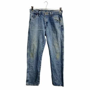 Wrangler デニムパンツ W32 ラングラー レギュラーフィット ライトブルー コットン メキシコ製 古着卸 アメリカ仕入 2410-259