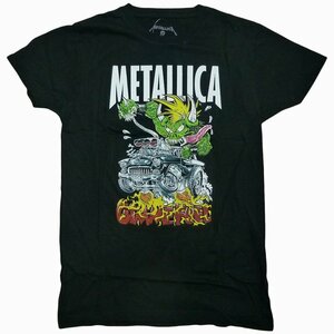 海外正規オフィシャル Metallica Gimme Fuel Drag Racer Tee メタリカ 1998北米ツアー エドロス ホットロッド Tシャツ 黒/S
