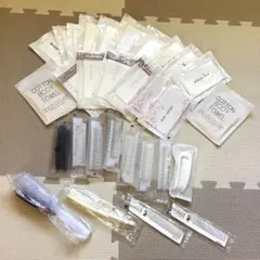 新品　アメニティ　ボディタオル　スポンジ　くし　ヘアブラシ　旅行用品　使い捨て