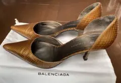 BALENCIAGA バレンシアガ　パンプス　パイソン