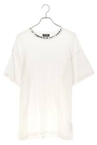 ラフシモンズ RAF SIMONS 20AW 202-126 サイズ:M ネックプリントTシャツ 中古 BS99