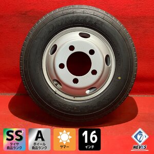 【個人宅配送不可】新車外し品 195/85R16 16×5.5J 116.5-8TC 5H 2023年製 エルフ等 タイヤ＆ホイール1本【47139846】