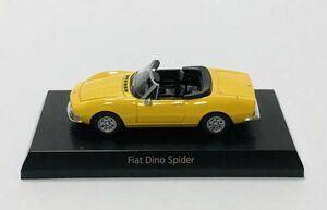 ○ MKA165 サークルKサンクス限定 京商 フィアット・ランチャミニカーコレクション FIAT Dino Spider イエロー　 1/64